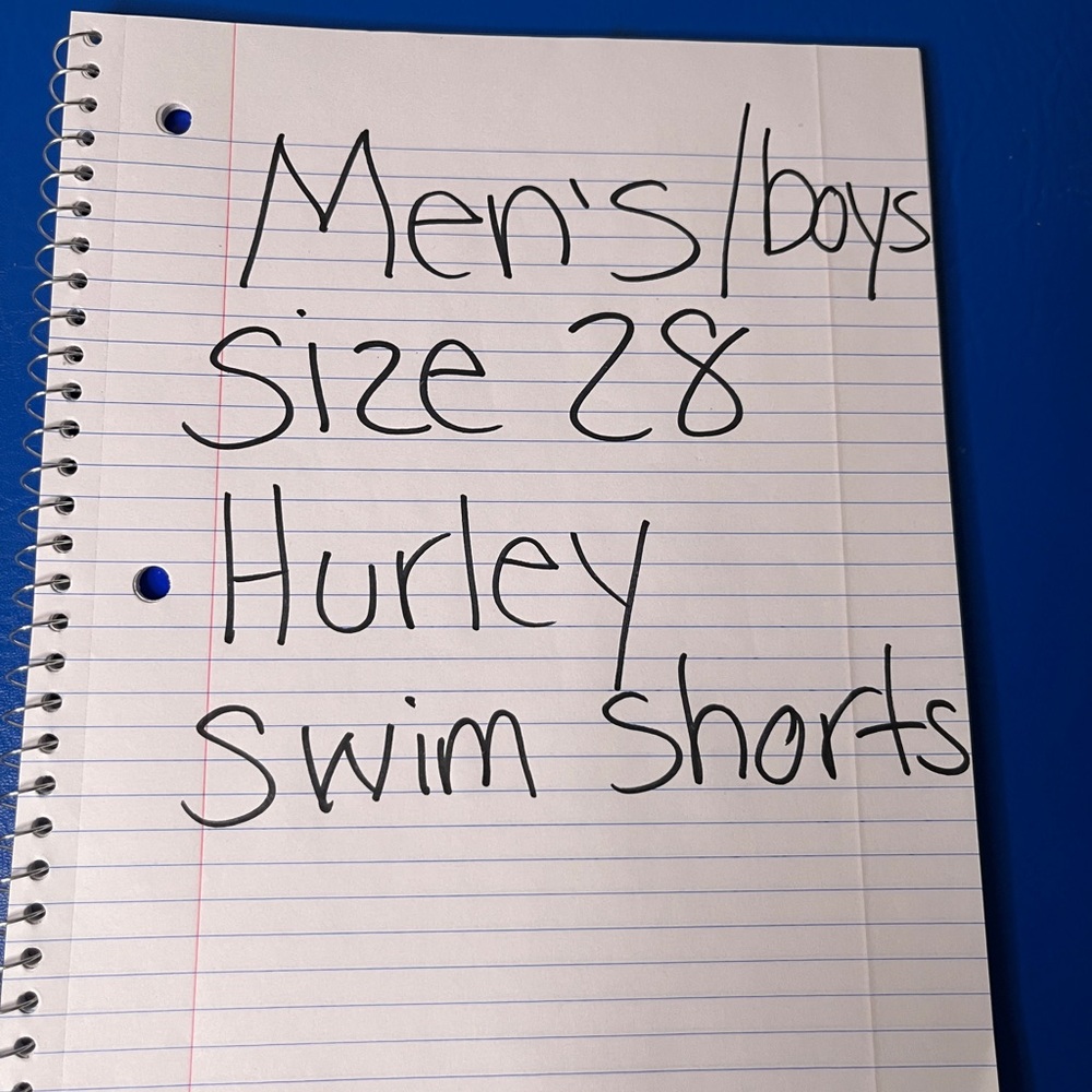 Hurley Black Board Shorts Quick-Dry Swimwear - Picture 2 of 2